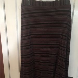 Fall colors skirt plus size sweater material